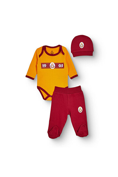 Galatasaray Unisex Body-Alt-Şapka Lisans Baskılı Çıtçıtlı Bisiklet Yaka Long ...