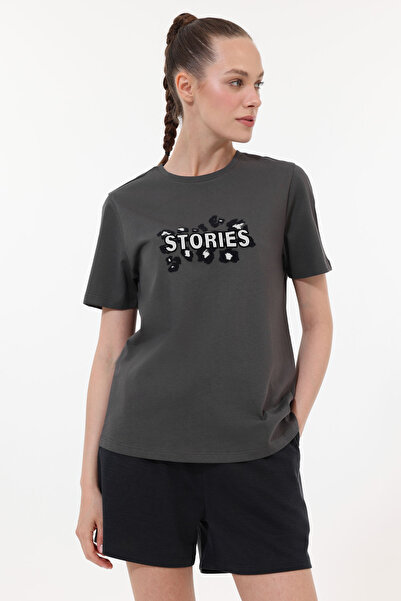 lumberjack Wl 11Power Anthracite Women's Short Sleeve T-Shirt
