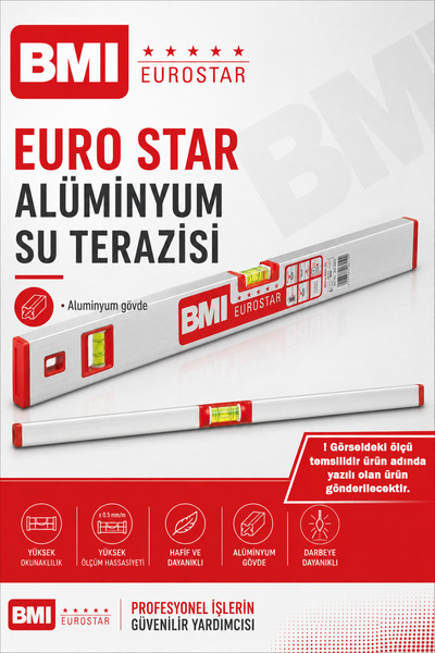BMİ 690100E Eurostar Su Terazisi 100 Cm