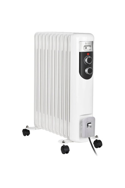 Teesa Oil radiator 11 elements 2500 W TSA 8049, White