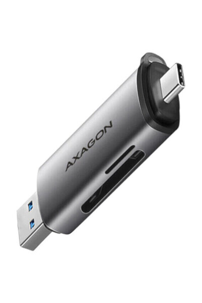 Axagon USB 3.2 Gen 1 SD, Micro SD, USB-C + USB-A Cititor de carduri Superspee...
