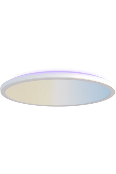 Calex Lampă de tavan LED Smart Halo, 40cm, RGB, lumină alb cald, 25W, plastic...
