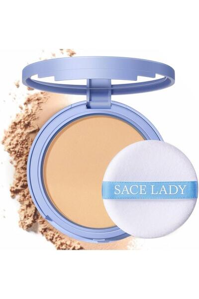 Sace Lady بودرة وجه دائمة مقاومة للماء للتحكم في الزيوت ومظهر غير لامع 10 جرا...