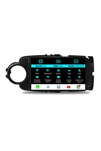 NavStore Navigatie Dedicata Toyota Yaris (2011-2018), 9Inch, 2Gb Ram, 32Gb St...