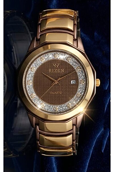 RIZEN Men’s Stainless Steel Watch – Analog Quartz – Timeless Brilliance – For...