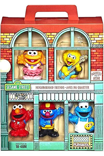 Sesame Street Neighborhood Friends Includes 5 Figures, 3-inches, Classic Coll...
