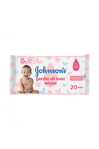 Johnson مناديل لتنظيف لطيف لكامل الجسم من جونسون 20 منديل