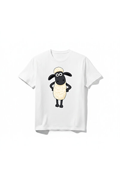 URBANTRENDSTORE Ovčica Shaaun unisex majica za devojčice i dečake, biciklisti...