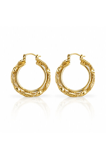 Venus Design Steel Hoop Earrings