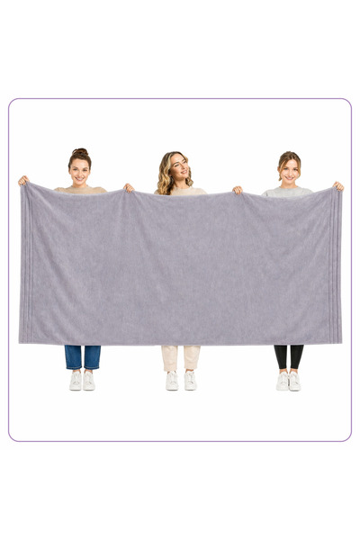 Donetella 1 Pcs Bath Sheet 90x180 cm – Microfiber 330 GSM, Ultra Soft, Quick ...
