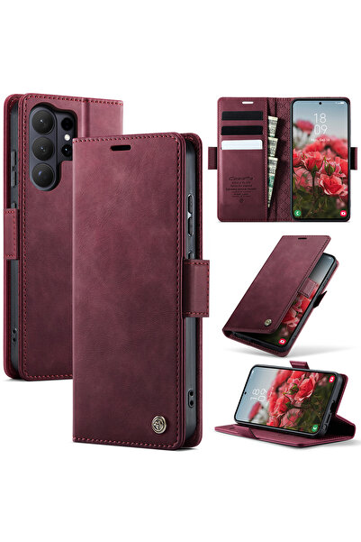 Caseme Husa pentru Samsung Galaxy S26 Ultra - Slim tip portofel, carte, magne...