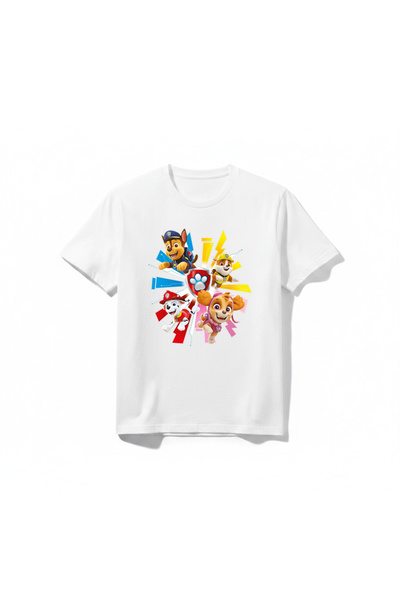 URBANTRENDSTORE Paw Patrol Unisex Kız Çocuk Erkek Çocuk Bisiklet Yuvarlak Yak...