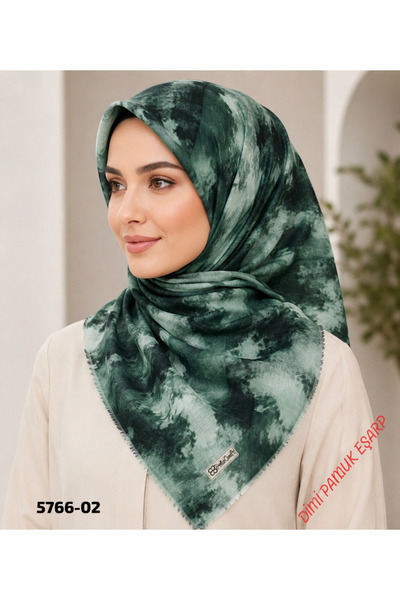 Butik Kaliteli Yüzde 95 Pamuk Eşarp Yazma