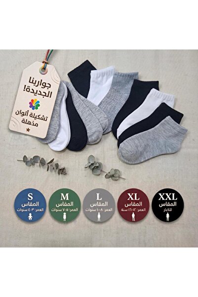 BBG Colorful Socks 12 Pieces