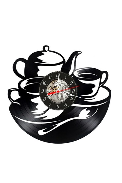 OEM Ceas de perete decorativ, Cafenea de ceai / Ora ceaiului, din disc de vin...