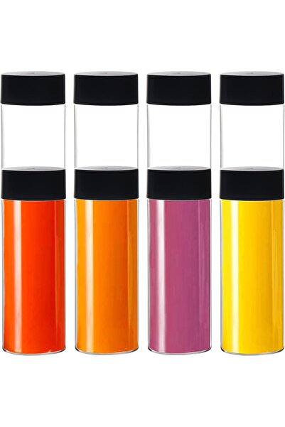 Youngever Pack of 8 Empty Plastic Bottles, 300 ml, Juice Bottle, 300 ml