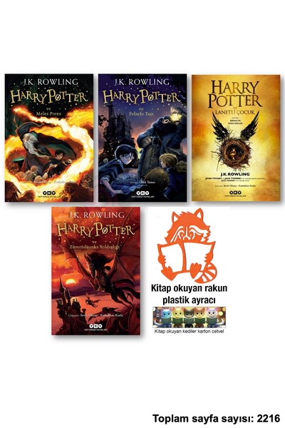 Yapı Kredi Yayınları Harry Potter Melez Prens Felsefe Taşı Lanetli Çocuk Zümr...