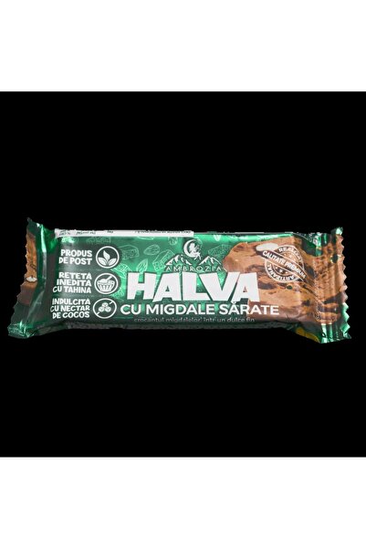 Ambrozia HALVA CU MIGDALE SARATE - 50g - Vegan