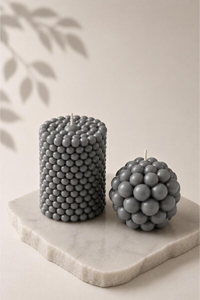 Atelier Lumira Bubble Form - 2'li Dekoratif Mum