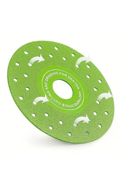 Romania Disc Diamantat Ventilat 2 în 1, 115 mm, pentru Tăiere și Șlefuire Rapidă (Gresie & Porțelan)