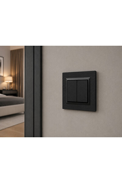 Ovivo Electric OVİVO QUANTUM ANTRASİT SİYAH KOMİTATÖR ANTRASİT ÇERÇEVELİ