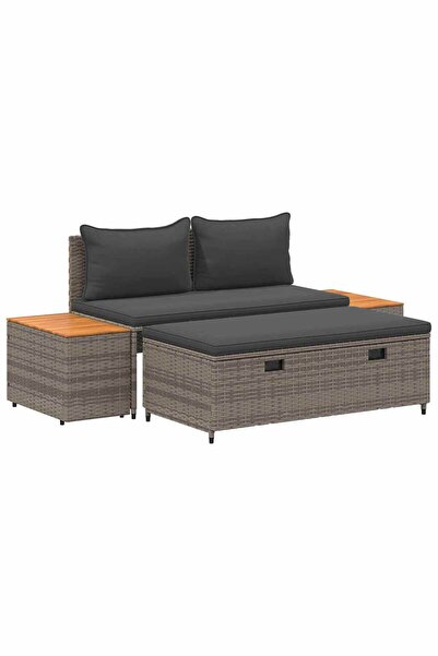 vidaxl Set de canapele de exterior 4-Număr de locuri 4 pcs