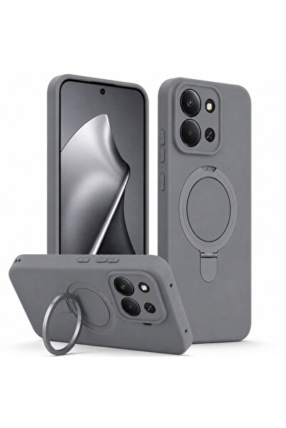 Kipgsm Xiaomi Redmi 15C Uyumlu Kılıf Magsafe Şarj Destekli Açılır Standlı İçi...
