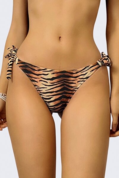 FashionForYou Women's MOYA Roar swim briefs, medium waist and adjustable fit,...