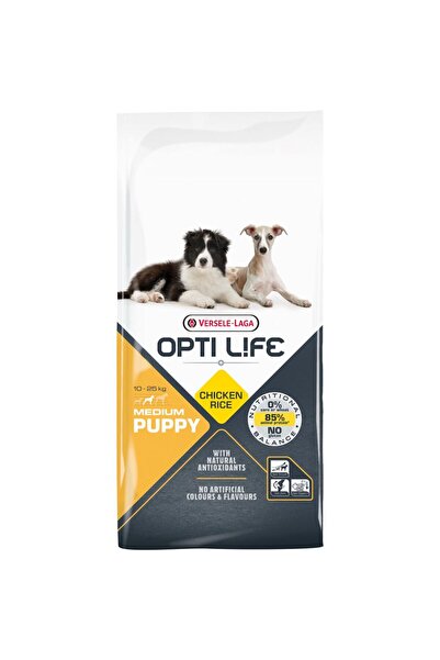 Optilife Opti Life Puppy Medium Chicken & Rice Ξηρά Τροφή Κουταβιού 2.5kg