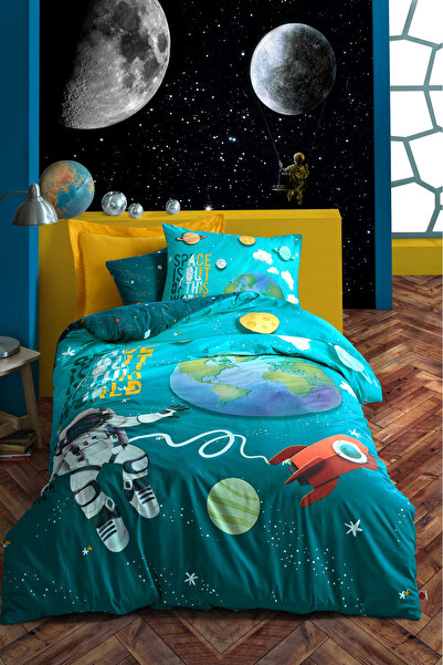Cotton Box Cottonbox Young Group Little Astronaut Turcoaz Nev.tkm.t.k + cearș...