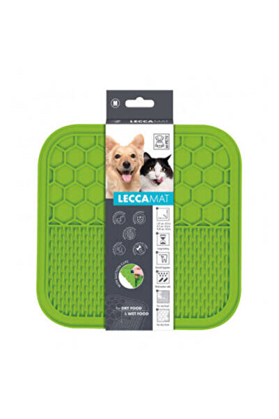 Generic Brand Lecca Slow Feeding Treat Mat for Cats and Dogs Medium Green 21X...
