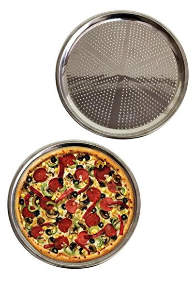 seç al burada Sarma Dolma Altlığı Delikli Çelik Pizza Lahmacun Tepsisi Paslan...