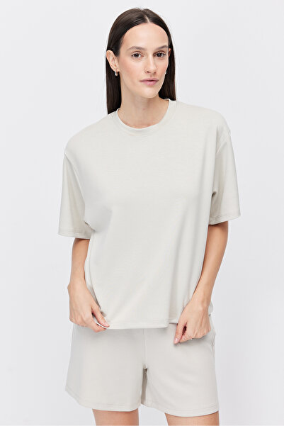 PAULMARK Women's Crew Neck Basic T-shirt