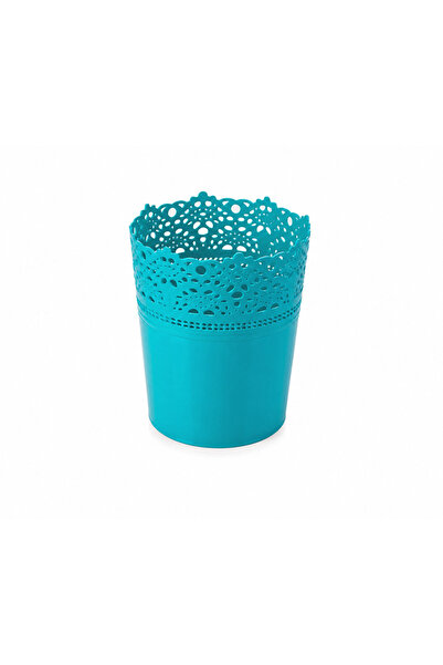 Alezy DAS1 Dantel No:1 - 1.1 Litre Plastik 4'lü Saksı