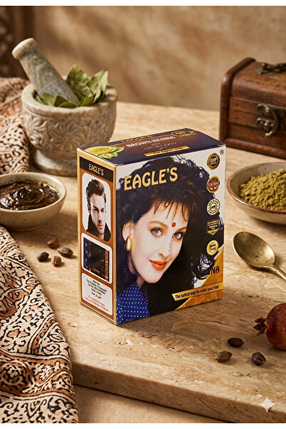 aleyna baharat Eagles Kahverengi Hint Kınası 6'lı Paket Orjinal BANDROLLÜ ÜRÜ...