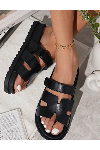 Evendi Slippers, Black