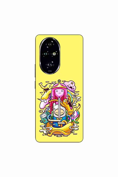 OEM Husa compatibila cu Honor 200 Pro Silicon Gel Tpu Model Adventure Time Po...