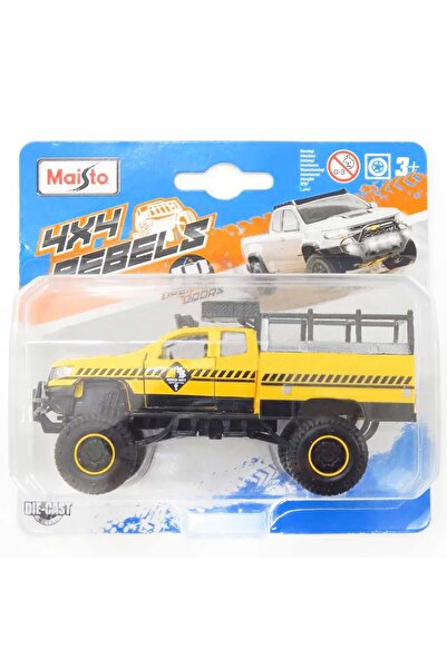Maisto Masinuta 4X4 Rebels Maisto, Chevrolet Colorado 2017 Amarelo, 1:64, Galben