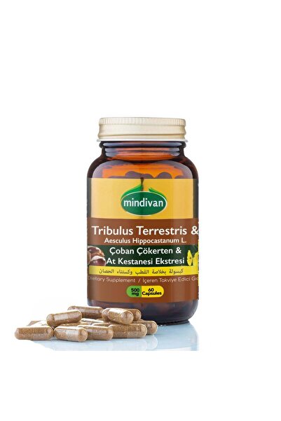 Mindivan Çoban Çökerten & At Kestanesi Ekstresi 500 Mg 60 Kapsül