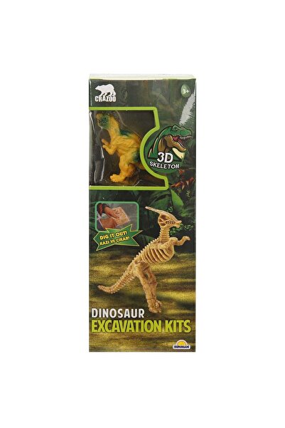 3D Skeleton Kit arheologic, 3D Skeleton, Sapa si descopera un dinozaur