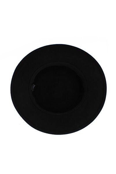 ButicCochet Pălărie de damă, ButicCochet, din lână, mărime unică, cu bile decorative, Negru - PAL1221