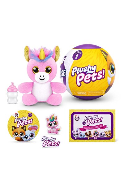 Plushy Pets Jucarie de plus cu 5 surprize, Plushy Pets, S2