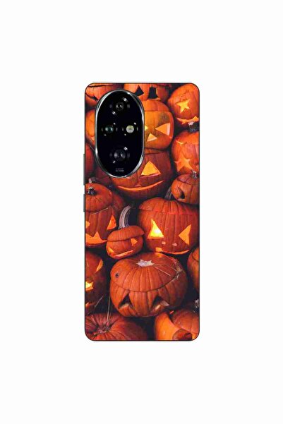 OEM Husa compatibila cu Honor 200 Pro Silicon Gel Tpu Model Halloween Dovleci...
