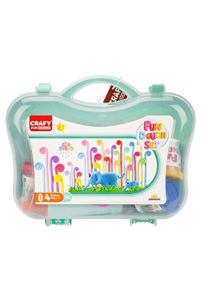 CRAFY Set de modelare din plastilina cu geanta, Crafy, Verde