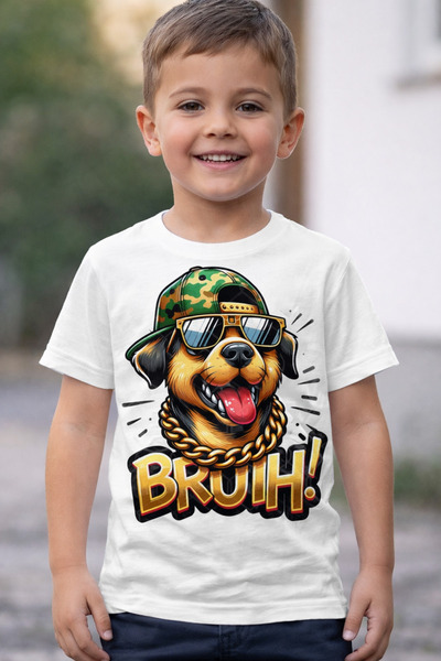 Canlook تي شيرت للأطفال مطبوع عليه Cool Dog