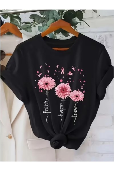 puolikuu Tricou unisex cu croială confortabilă, cu panglică și imprimeu dublu