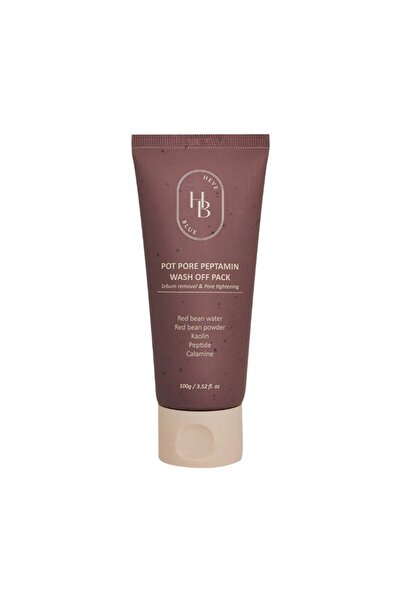 HEVEBLUE POT PORE PEPTAMIN WASH OFF PACK - Mască de față tip cremă pentru min...