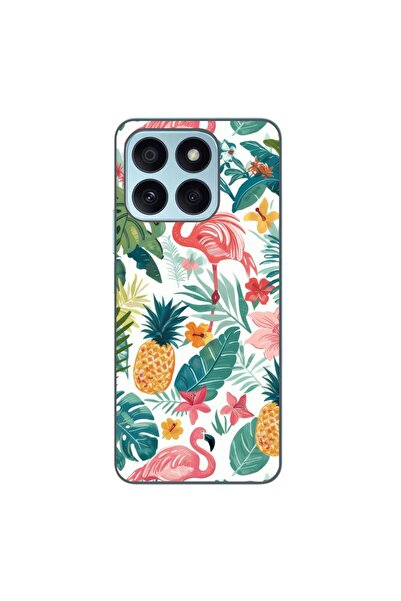 OEM Husa compatibila cu Honor X8b Silicon Gel Tpu Model Tropical Pattern
