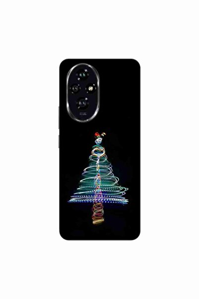 OEM Husa compatibila cu Honor 200 Silicon Gel Tpu Model Craciun Brad Neon
