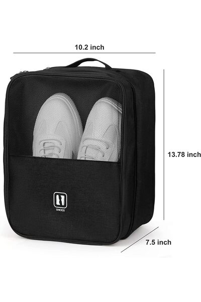 Generic Travel Shoe Bags - Portable Shoes Pouch & Daily Use Storage - Black, ...